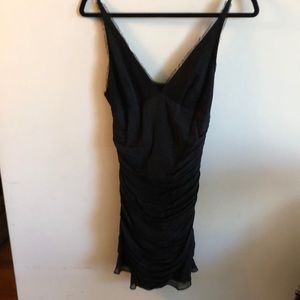 New Elizabeth and James plunge neck silk dress sz4